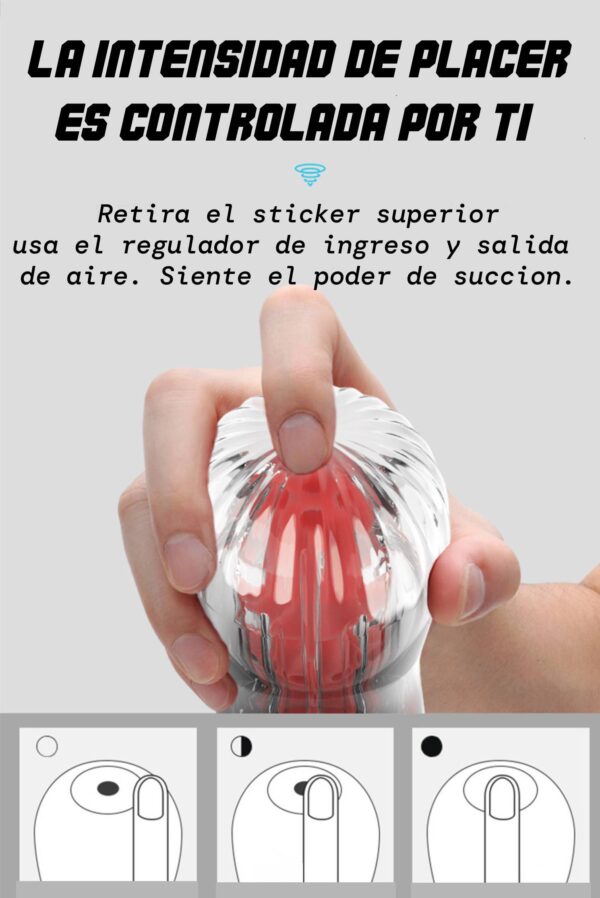 Masturbador con Succion