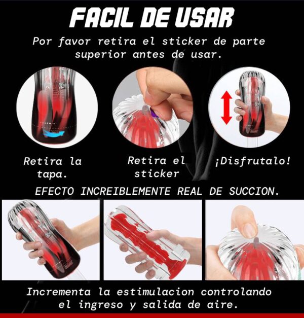 Masturbador con Succion