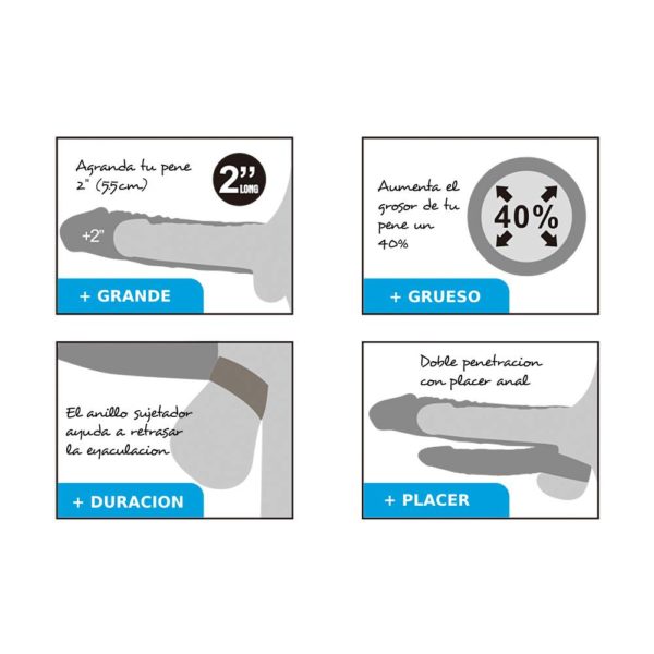 Funda Pleasure X-Tender 8"