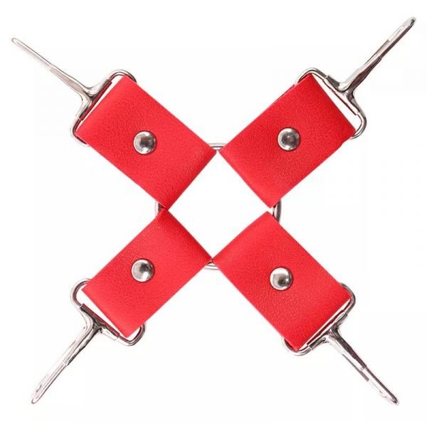 KIT BONDAGE NEGRO ROSADO 9 PZ