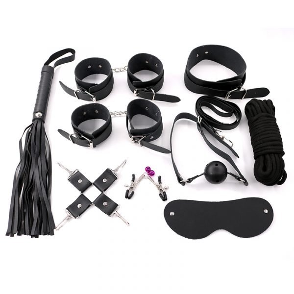 KIT BONDAGE BLACK 9 PIEZAS