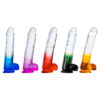 Consolador Jelly Multicolor 9.6"