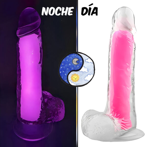 Consolador Fluorescente 7.3"