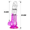 Consolador Jelly Multicolor 9.6"