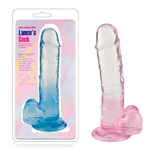 Consolador Jelly Multicolor 8"