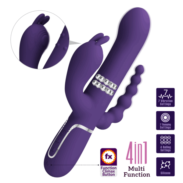 Vibrador Triple Estimulacion